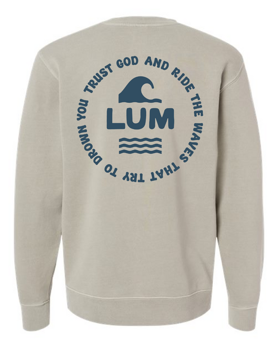 Midweight Pigment-Dyed Purpose from Pain Crewneck Sweatshirt