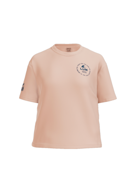 Women's Purpose from Pain Peach Boxy Tee